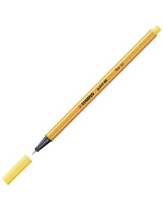  C/10 STABILO POINT 88 AMARILLO Nº44 PUNTA DE FIBRA 0,4MM.  2